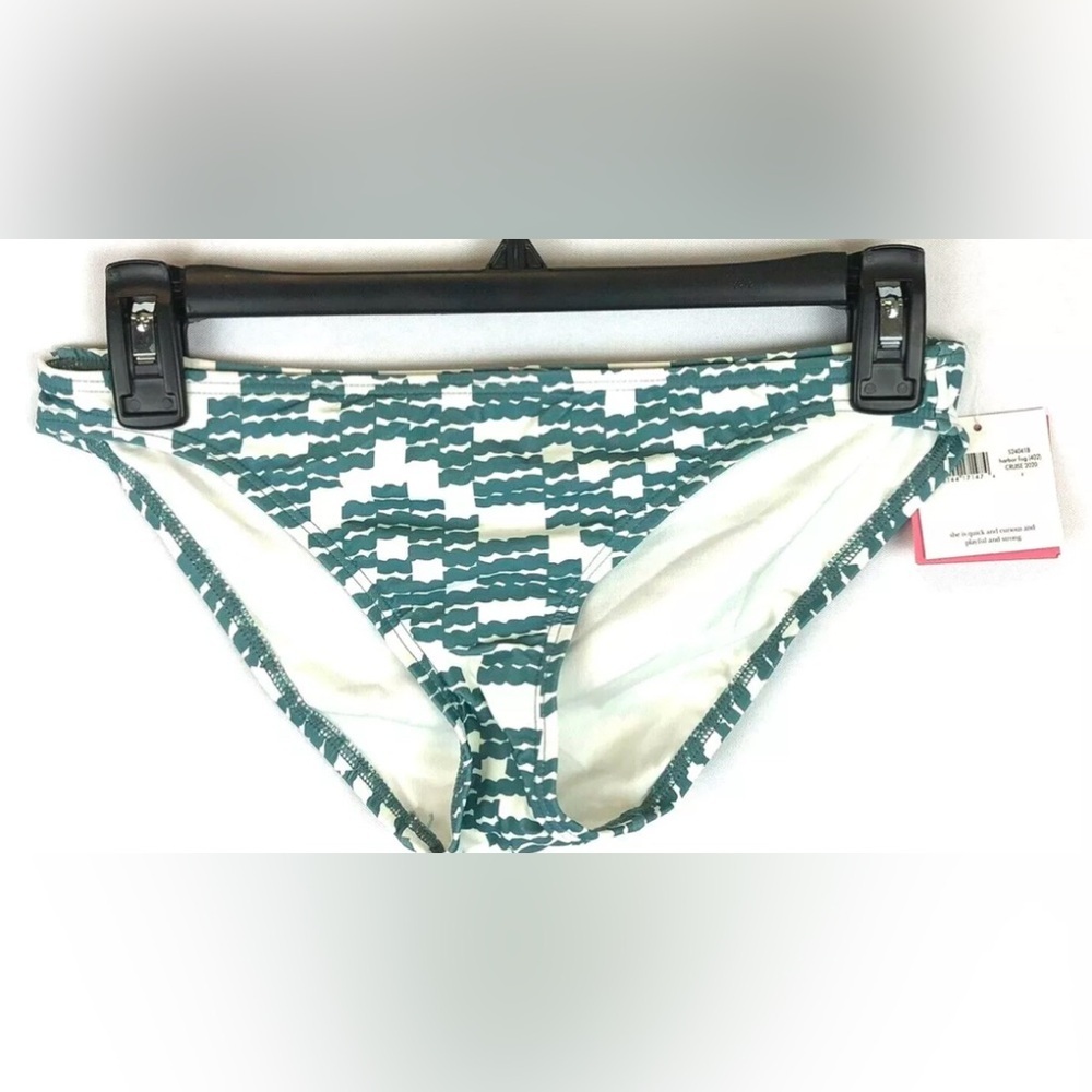 Kate Spade Women’s Blue/White Hipster Bikini Bottom Size S